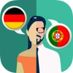 german-portuguese translator android application logo